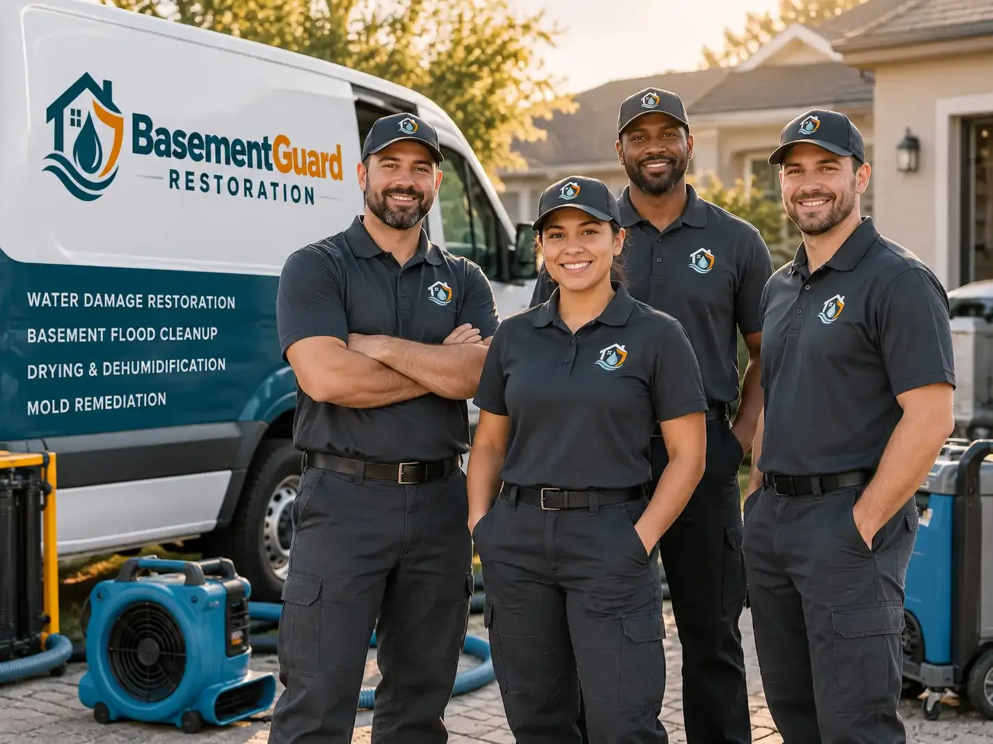 Basement Water Damage Restoration company in Rice, TX